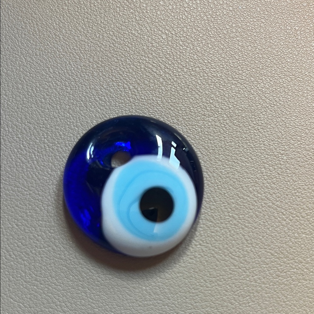 Blue Evil Eye Glass Bead
